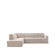 Hoekbank Kay Bouclé Naturel Royal Boucle 283x218x80 cm-Hoekbanken-LABEL51
