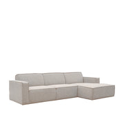 Hoekbank Kay Bouclé Naturel Royal Boucle 289x160x80 cm-Hoekbanken-LABEL51