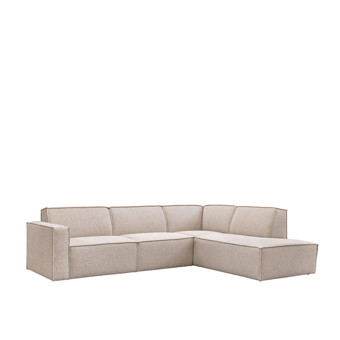 Hoekbank Kay Bouclé Naturel Royal Boucle Rechts-Hoekbanken-LABEL51