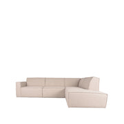Hoekbank Kay Naturel Boucle Boucle Hoekbank Rechts 283x218x80 cm-Hoekbanken-LABEL51