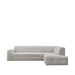 Hoekbank Lorenzo Chenille Beige Rechts-Hoekbanken-LABEL51