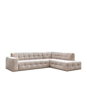 Hoekbank Lorenzo Chenille Clay Elite Rechts 294x220x77 cm-Hoekbanken-LABEL51