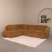 Hoekbank Matteo Fluweel Dark Honey Maloy Links-Hoekbanken-LABEL51