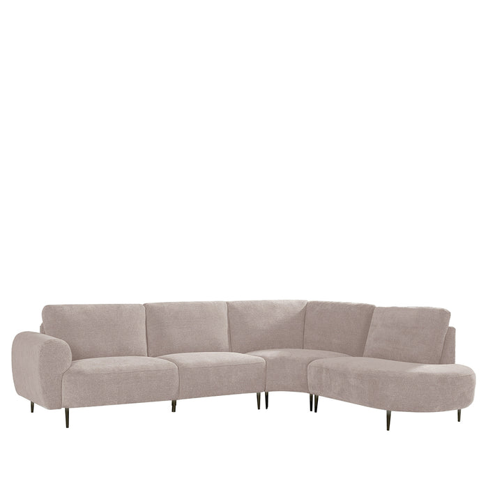 Hoekbank Milano Chenille Clay Rechts-Hoekbanken-LABEL51