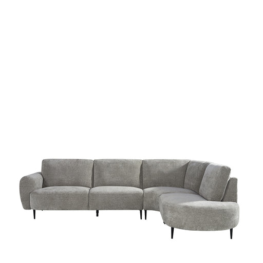 Hoekbank Milano Chenille Stone Rechts-Hoekbanken-LABEL51