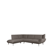 Hoekbank Pesaro Bruin Boucle Hoekbank Links 274x203x82 cm-Hoekbanken-LABEL51