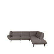 Hoekbank Pesaro Bruin Boucle Hoekbank Rechts 274x203x82 cm-Hoekbanken-LABEL51