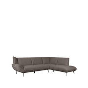 Hoekbank Pesaro Bruin Boucle Hoekbank Rechts 274x203x82 cm-Hoekbanken-LABEL51