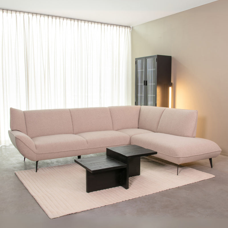 Hoekbank Pesaro Naturel - Rechts Voorstaand 274x203x82 cm-Hoekbanken-LABEL51