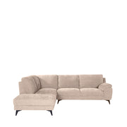 Hoekbank Santino Clay Chenille Hoekbank Links 257x215x85 cm-Hoekbanken-LABEL51