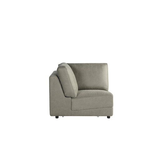 Hoekbank Tivoli PU-Leder Taupe Hoek 100x100x83 cm-3-Zitsbanken-LABEL51