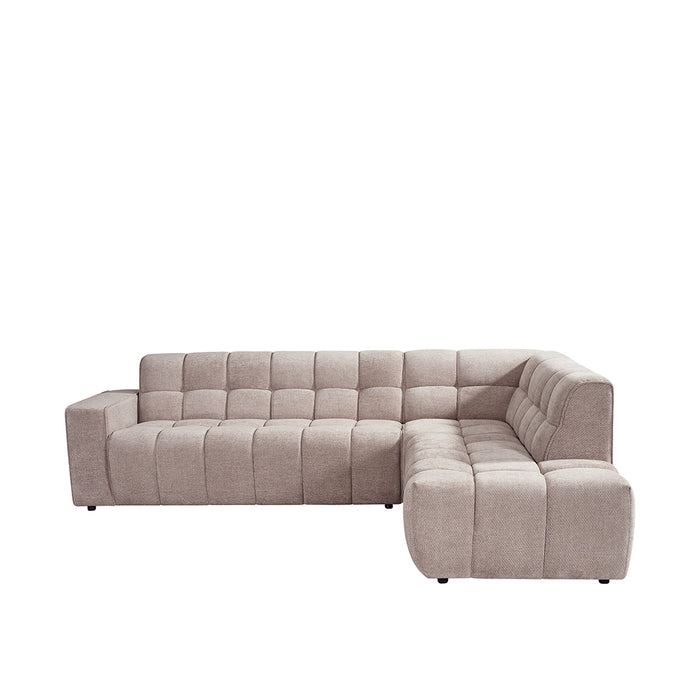 Hoekbank Valentino Chenille Clay Rechts-Hoekbanken-LABEL51