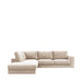 Hoekbank Valero Chenille Beige Links-Hoekbanken-LABEL51