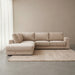 Hoekbank Valero Chenille Naturel Tresor Links-Hoekbanken-LABEL51