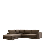Hoekbank Valero Stof Retro Taupe Tresor 294x257x82 cm-Hoekbanken-LABEL51