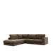 Hoekbank Valero Stof Retro Taupe Tresor 294x257x82 cm-Hoekbanken-LABEL51