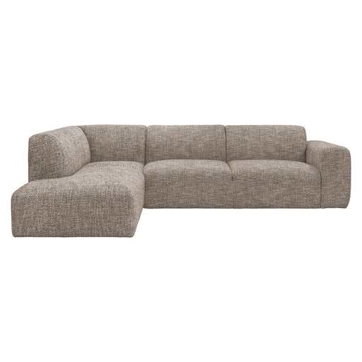 Hoekbank Verona Geweven Beige Links-Hoekbanken-LABEL51