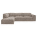 Hoekbank Verona Geweven Taupe Links-Hoekbanken-LABEL51