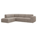 Hoekbank Verona Geweven Taupe Links-Hoekbanken-LABEL51