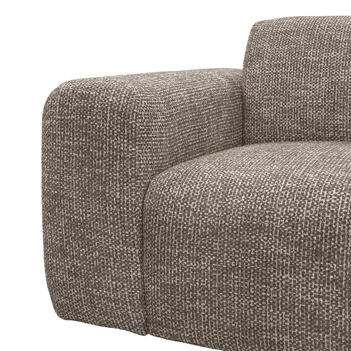 Hoekbank Verona Geweven Taupe Rechts-Hoekbanken-LABEL51