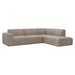Hoekbank Verona Geweven Taupe Rechts-Hoekbanken-LABEL51