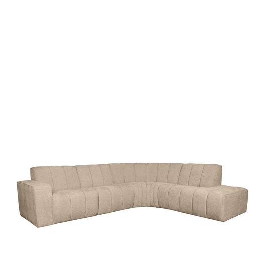 Hoekbank Vitoro Clay Chenille Hoekbank Rechts 329x253x82 cm-Hoekbanken-LABEL51