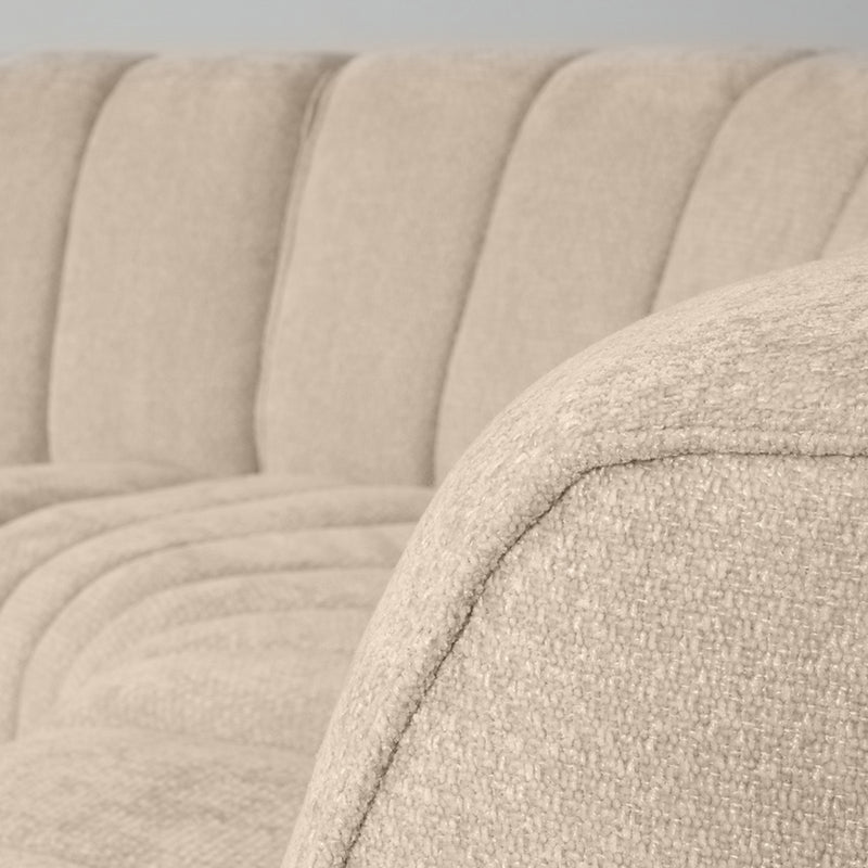 Hoekbank Vitoro Clay Chenille Hoekbank Rechts 329x253x82 cm-Hoekbanken-LABEL51