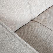 Hoekbank Vitoro Naturel Chenille Hoekbank Links 302x253x82 cm-Hoekbanken-LABEL51