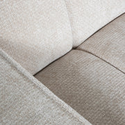 Hoekbank Vitoro Naturel Chenille Hoekbank Rechts 302x253x82 cm-Hoekbanken-LABEL51