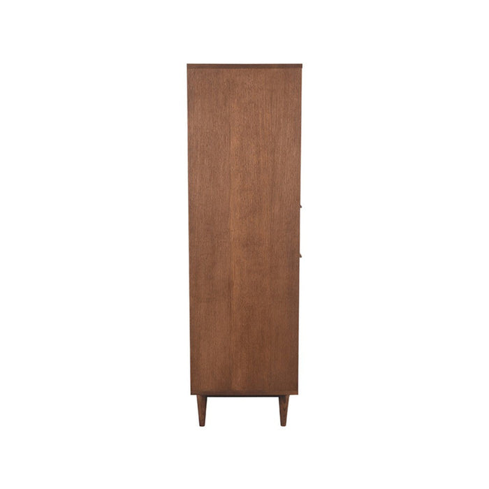 Hoge Kast Jule 110x49x158 cm walnoot-Opbergkasten-LABEL51