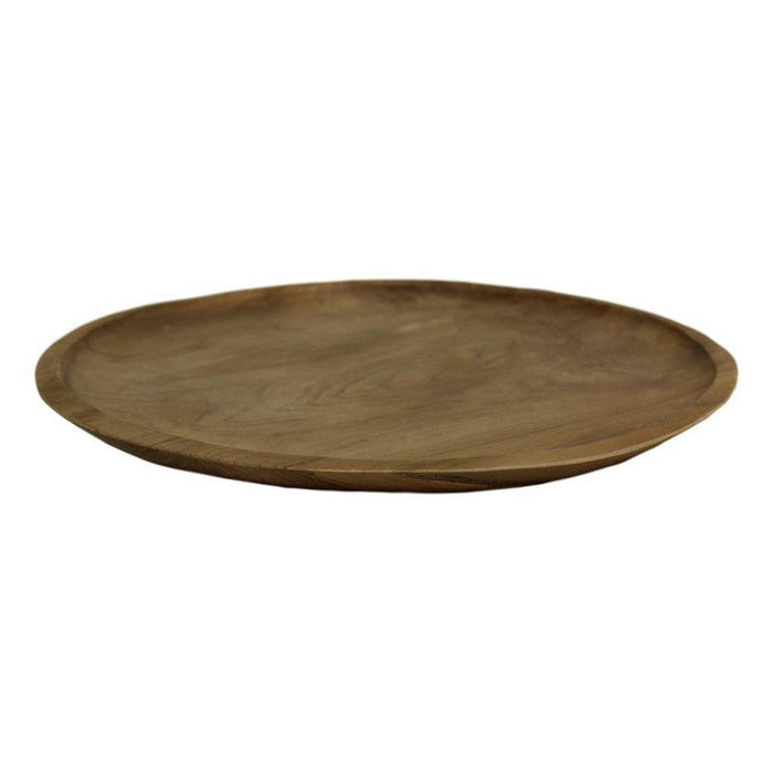 Houten bord - ø38 - teak-Keukenaccessoire-HSM Collection