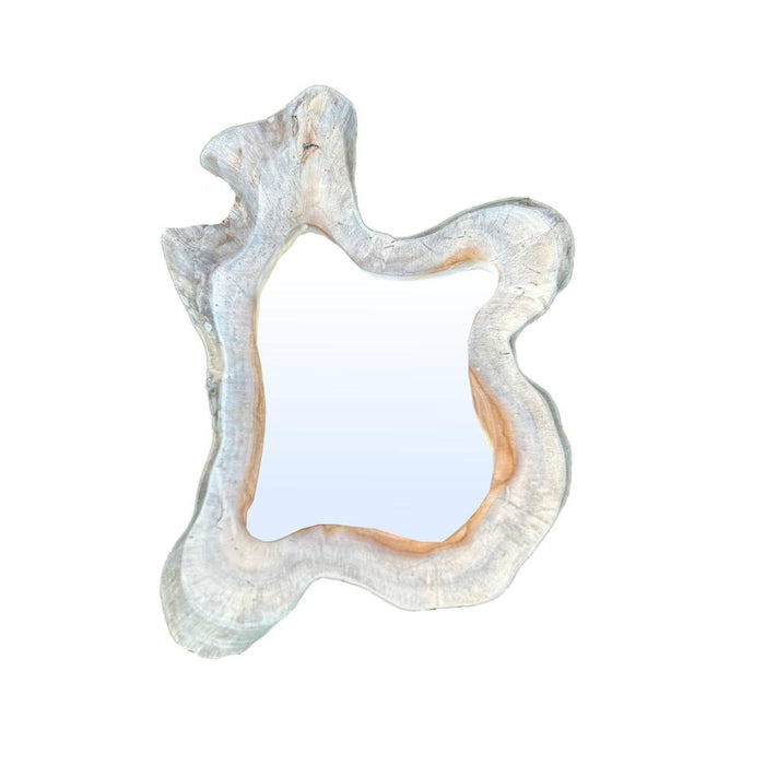 Hyro Naturel Teakhout Hout Organic Spiegel-Spiegels-PTMD