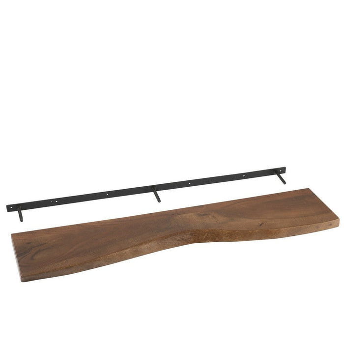 J-Line 2de kans Wandplank Gerard Acacia Hout Brown Large-Wandplanken-J-Line