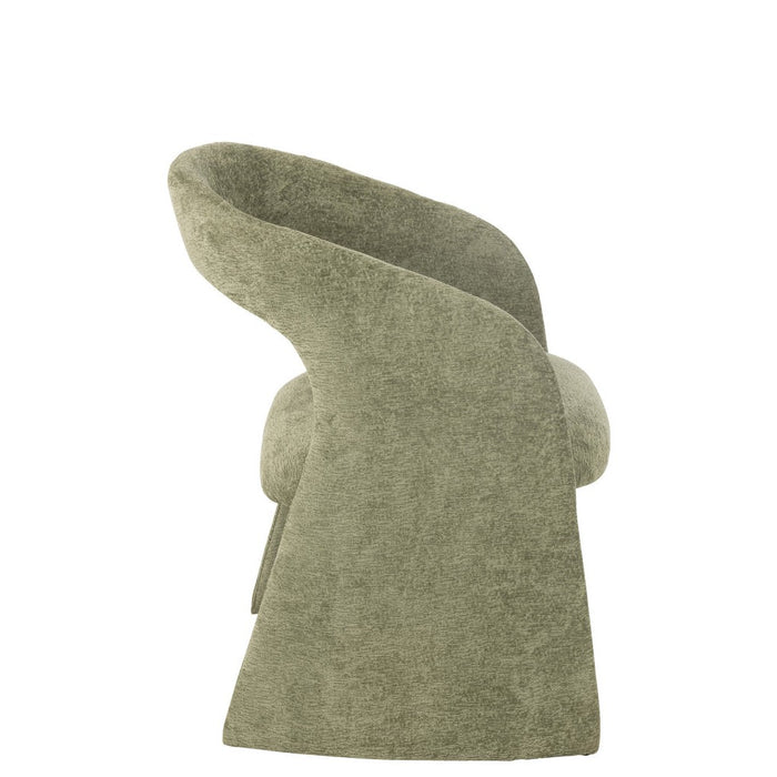 J-Line Anise Stoel textiel muntgroen-Eetkamerstoelen-J-Line
