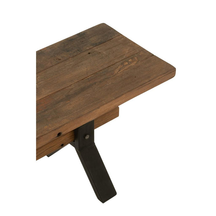 J-Line Bank Verouderd hout bruin-Bankjes-J-Line