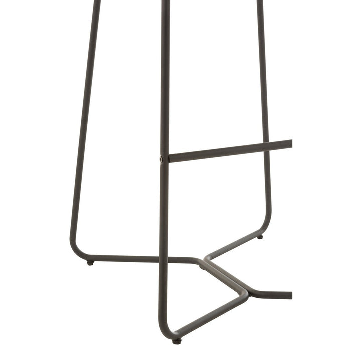 J-Line Barstoel Laurent metaal/textiel groen-Barkrukken-J-Line