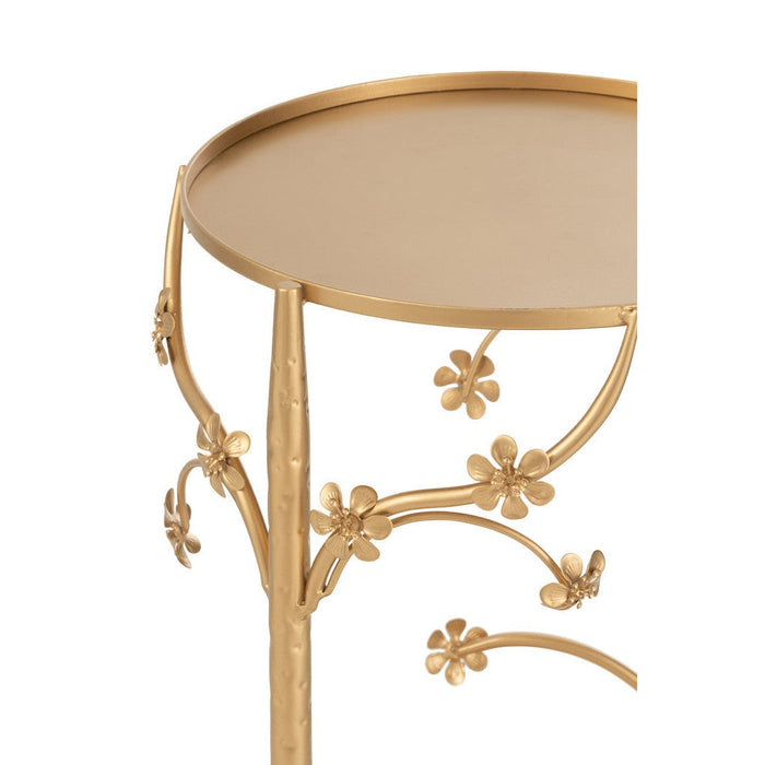 J-Line Bijzettafel Metaal goud medium-Salontafels-J-Line