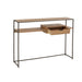J-Line Console 1 lade hout/metaal naturel-Consoletafels-J-Line