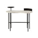 J-Line Console Marmer/ijzer wit/zwart-Consoletafels-J-Line
