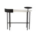 J-Line Console Marmer/ijzer wit/zwart-Consoletafels-J-Line