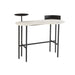 J-Line Console Marmer/ijzer wit/zwart-Consoletafels-J-Line