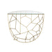 J-Line Console Moza metaal/glas goud-Consoletafels-J-Line