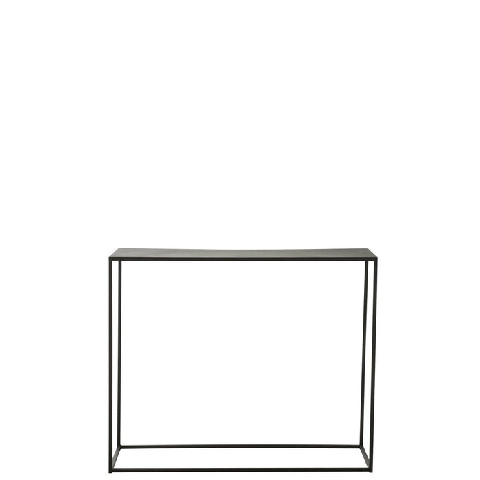 J-Line Console Rechthoek metaal zwart-Consoletafels-J-Line