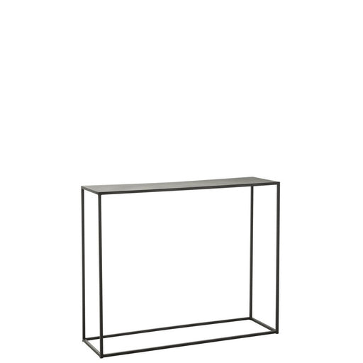 J-Line Console Rechthoek metaal zwart-Consoletafels-J-Line