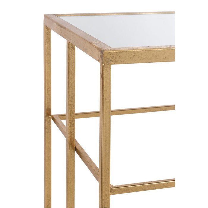 J-Line Console Spijlen metaal/glas goud-Consoletafels-J-Line