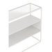 J-Line Console Vierkant metaal/glas wit-Consoletafels-J-Line
