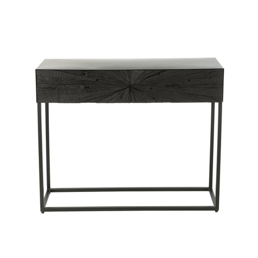 J-Line Console shanil hout/ijzer zwart-Consoletafels-J-Line