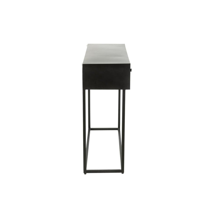 J-Line Console shanil hout/ijzer zwart-Consoletafels-J-Line