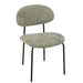 J-Line Eetstoel Textiel/metaal muntgroen-Eetkamerstoelen-J-Line