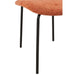 J-Line Eetstoel textiel/metaal oranje roest-Eetkamerstoelen-J-Line